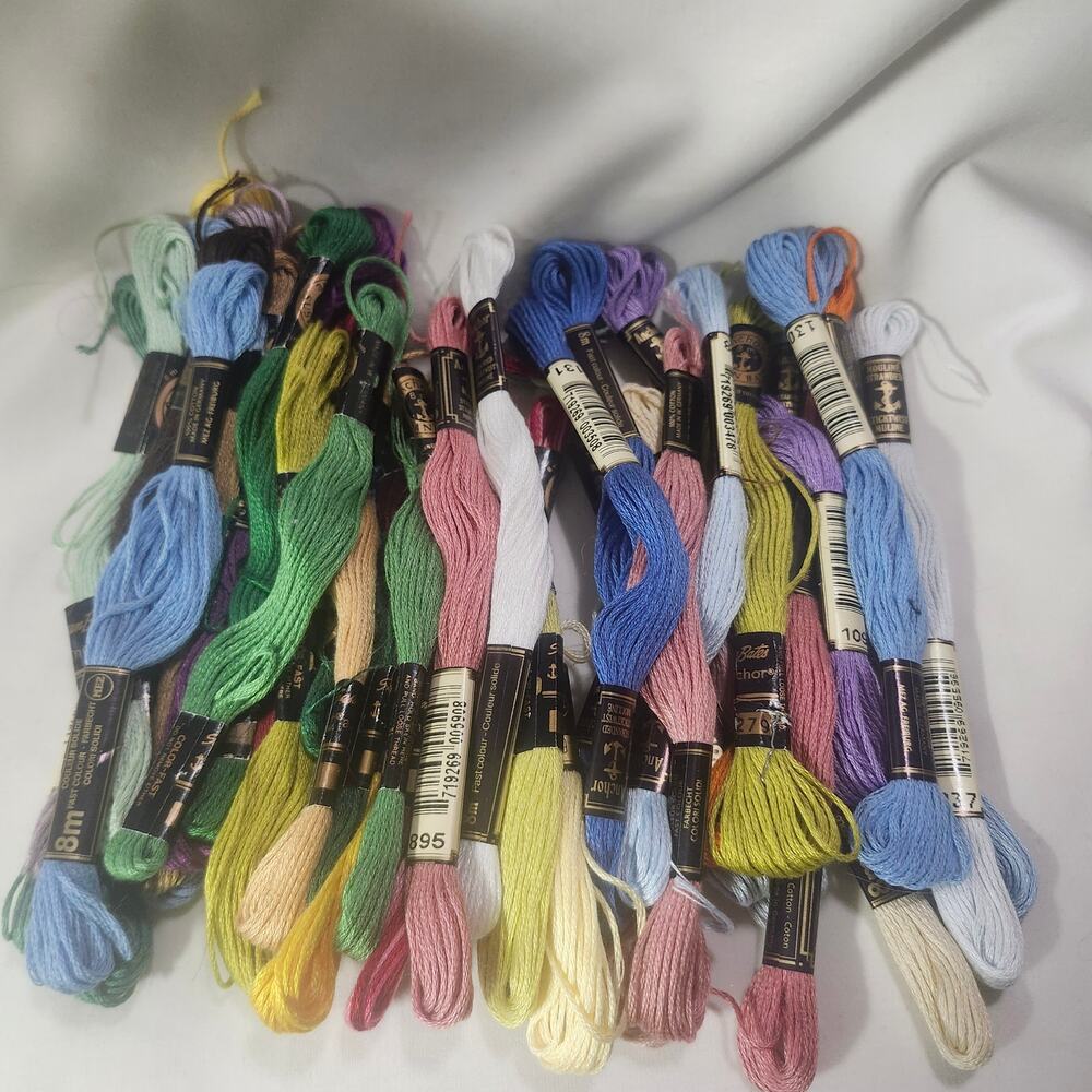 44 Achor 6 Strand Floss Full Partial Various Colors   Cotton Germany B16